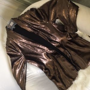 ZARA Sequin Blazer Size S